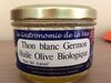 Thon blanc Germon Huile Olive Biologique - Produit