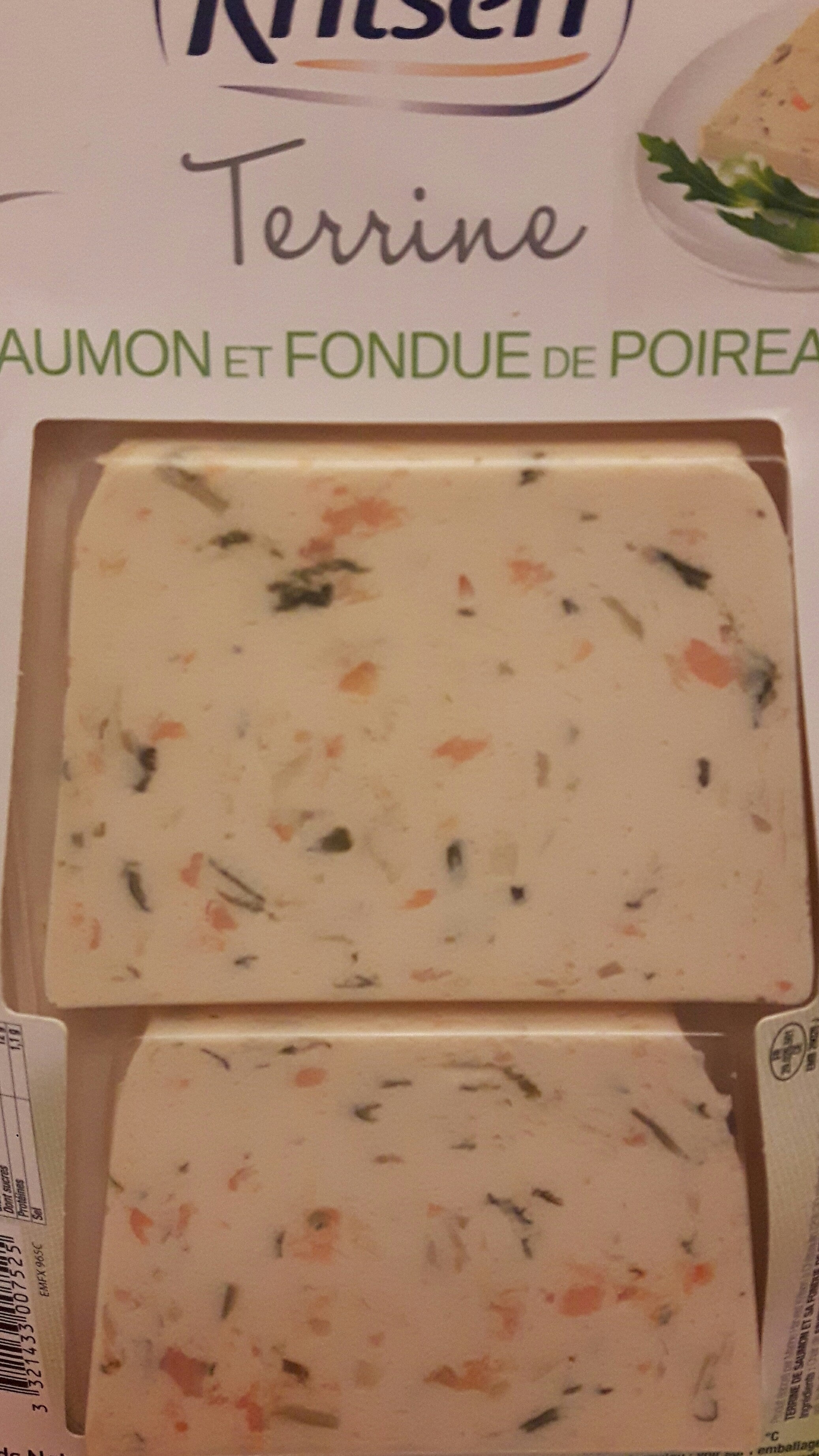 Terrine Bio De Saumon Et Fondue De Poireaux - Produit