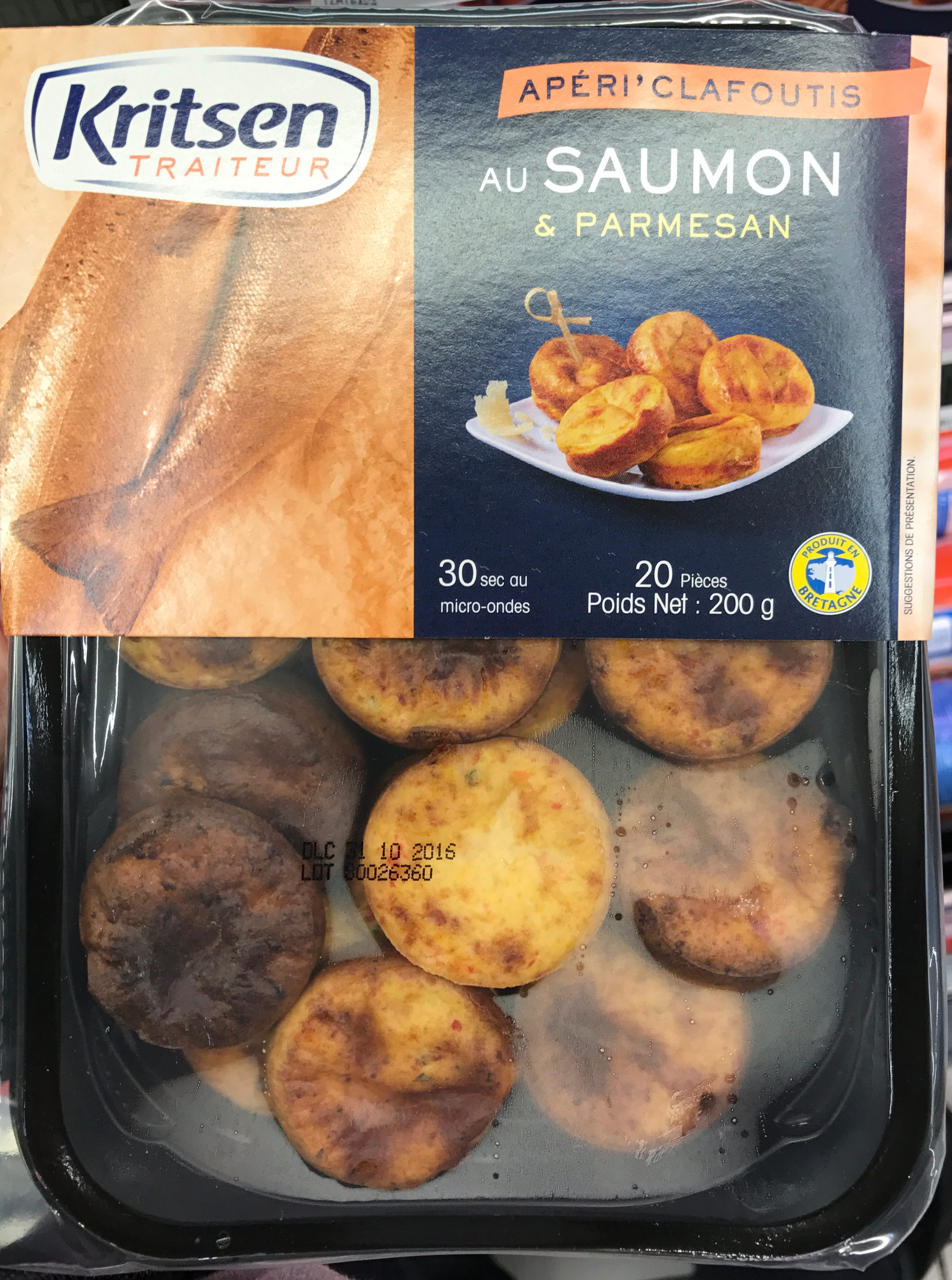 Apéri' Clafoutis au Saumon & Parmesan - Product - fr