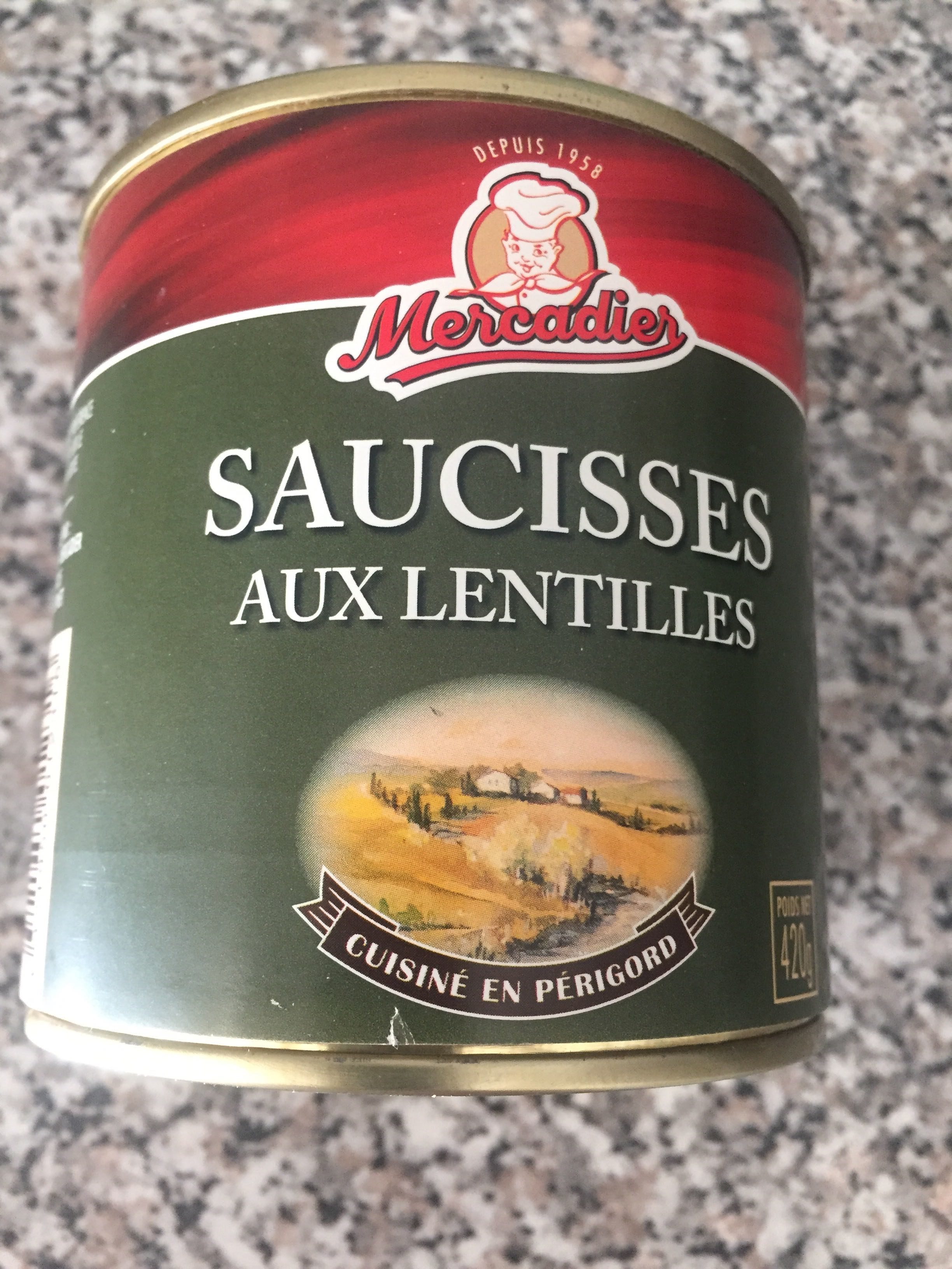 Saucisse lentille - Product - fr
