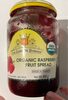 Organic raspberry fruit spread - Product