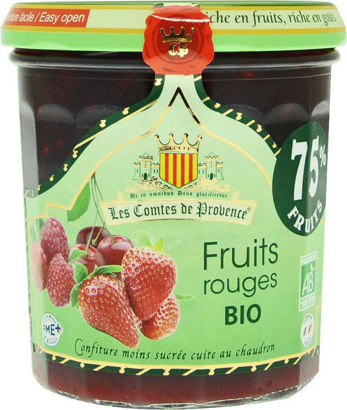 Confiture de Fruits Rouges BIO 350g - Producto - fr