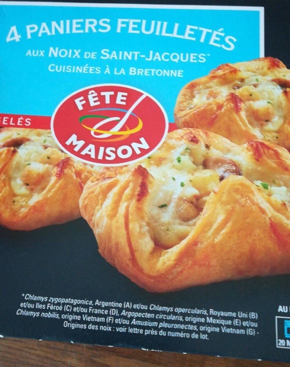 Paniers feuilletés noix St Jacques - Produkt - fr