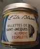 Rillettes de Saint Jacques au piment d'Espelette - Product