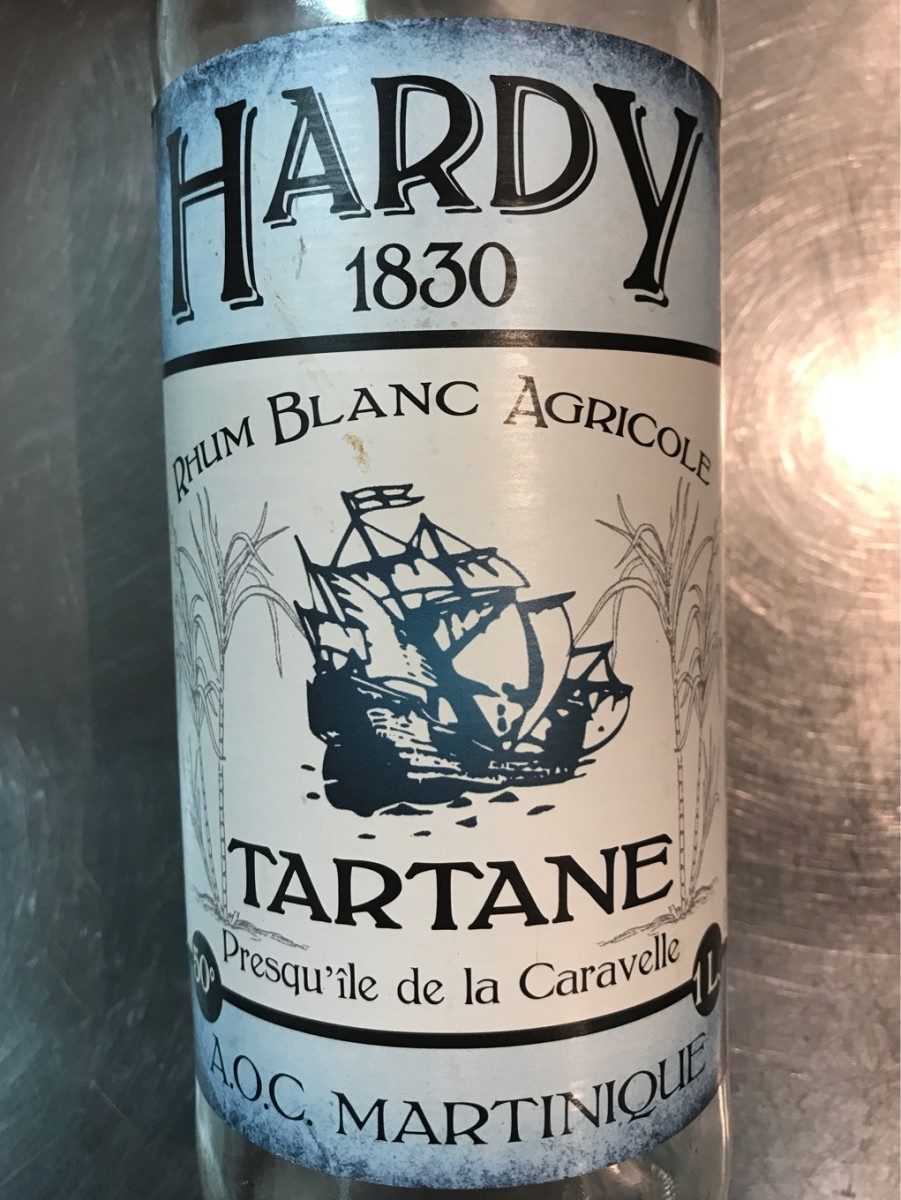 Rhum blanc Hardy Aoc Martinique - Product - fr