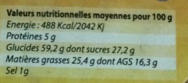 Gateau Breton Pur Beurre - Nutrition facts - fr