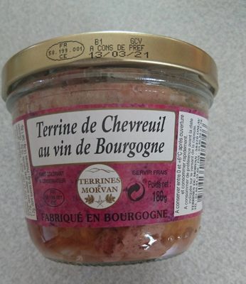 Terrine de chevreuil au vin de Bourgogne - Product - fr
