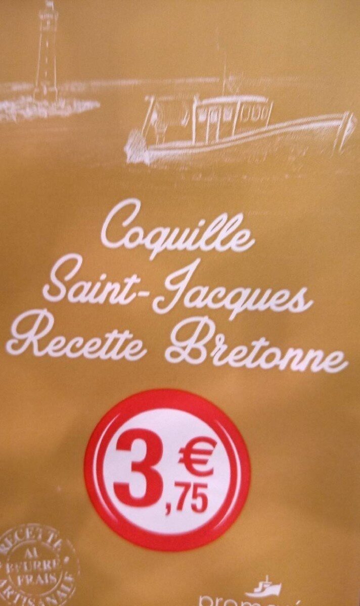 Coquilles Saint-Jacques recette Bretagne - Produit