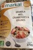 Granola miel,cranberries er graines - Produit