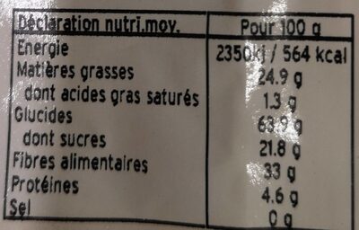 Farine de souchet - Nutrition facts - fr