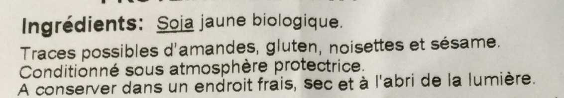 Protéines de soja gros morceaux - Ingredients - fr