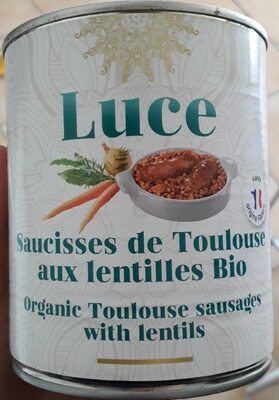 Saucisse de Toulouse aux lentilles bio - 1