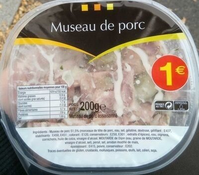 Museau de Porc - Produit