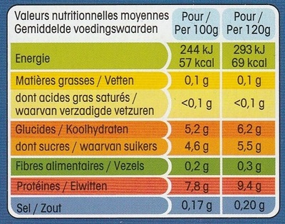 Panier de Yoplait Extra Cerise - Voedingswaarden - fr