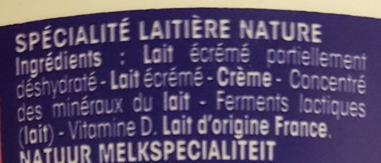 Calin Extra - Ingredients - fr