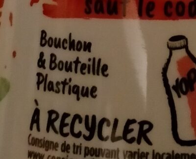 Yaourt à boire sucré aromatisé - Recyclinginstructies en / of verpakkingsinformatie - fr