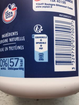 Skyr - Recycling instructions and/or packaging information - fr