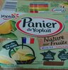 Panier de Yoplait nature sur fruits récoltes françaises - Produkt
