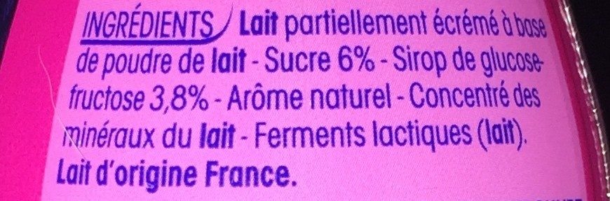 Hop parfum framboise - Ingredients - fr