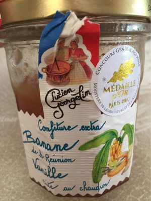 Confiture extra Banane de la Réunion et Vanille - Produit
