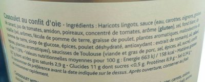 Cassoulet - Ingredients - fr