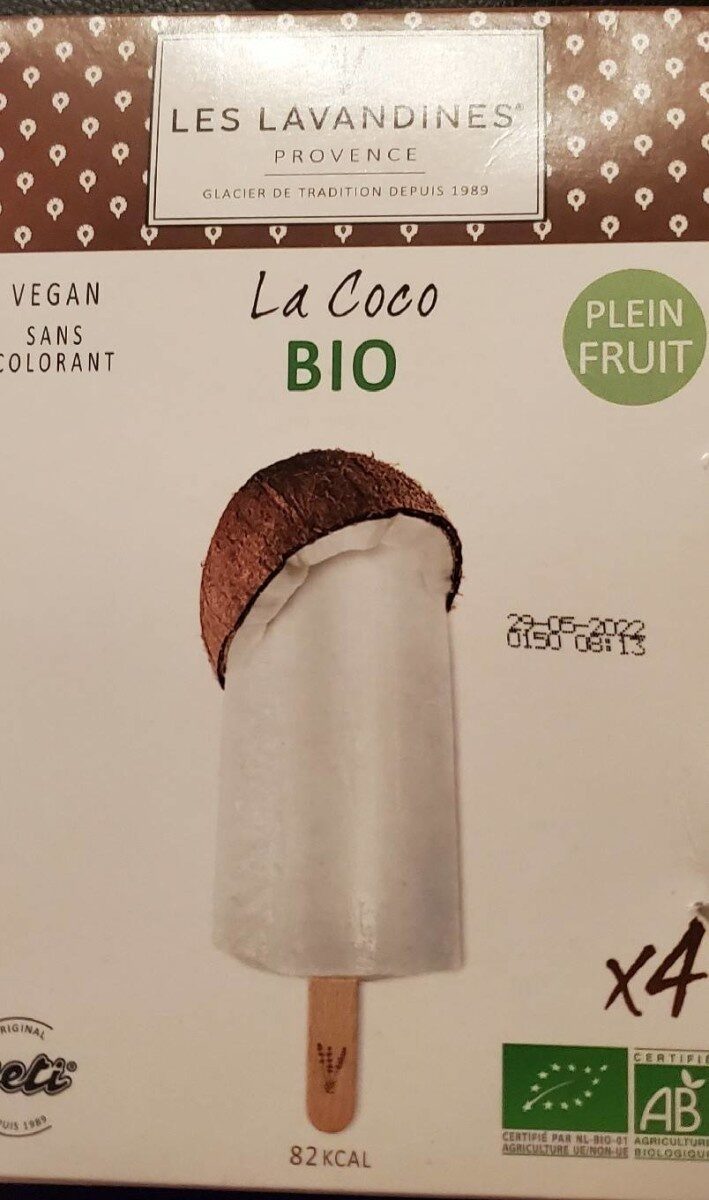 Sorbet plein fruit à la coco bio - Product