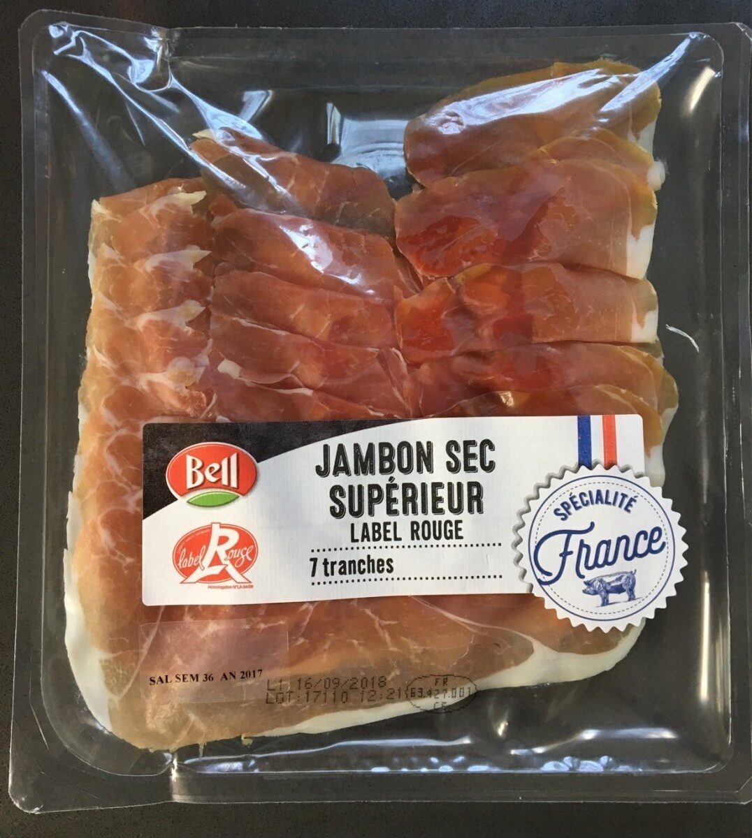 Jambon sec supérieur Spécialité France - Produit