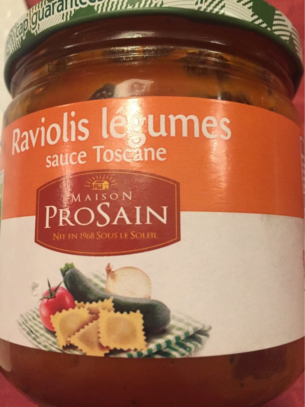 Raviolis légumes sauce Toscane - Produit