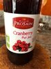 100% pur jus de cranberry - Product