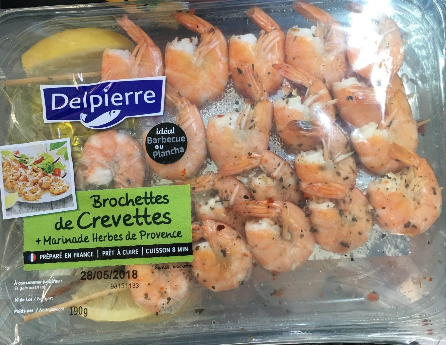 Brochette de crevettes - Product - fr