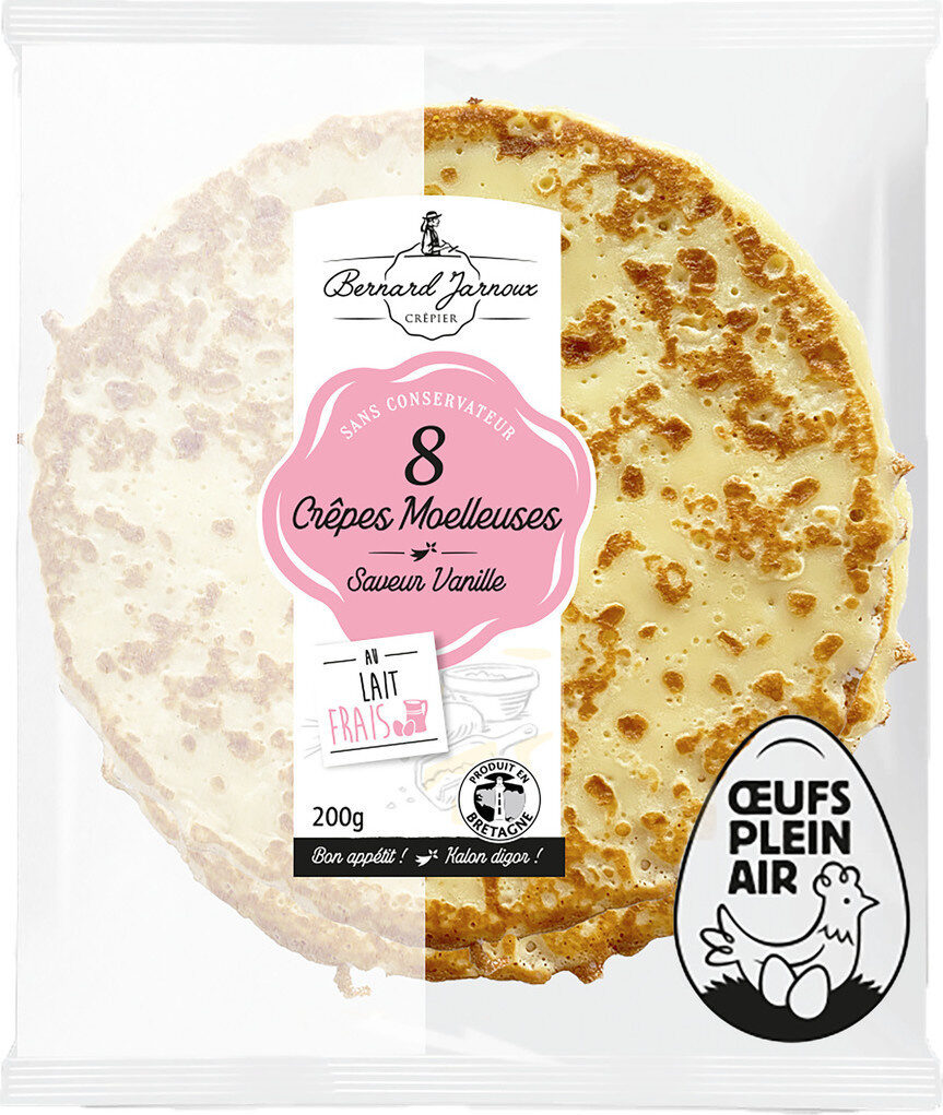 8 CREPES MOELLEUSES VANILLE - Product - fr