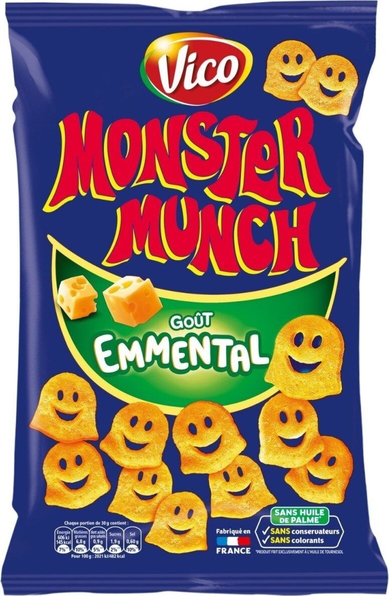 Monster Munch - goût emmental - نتاج - fr
