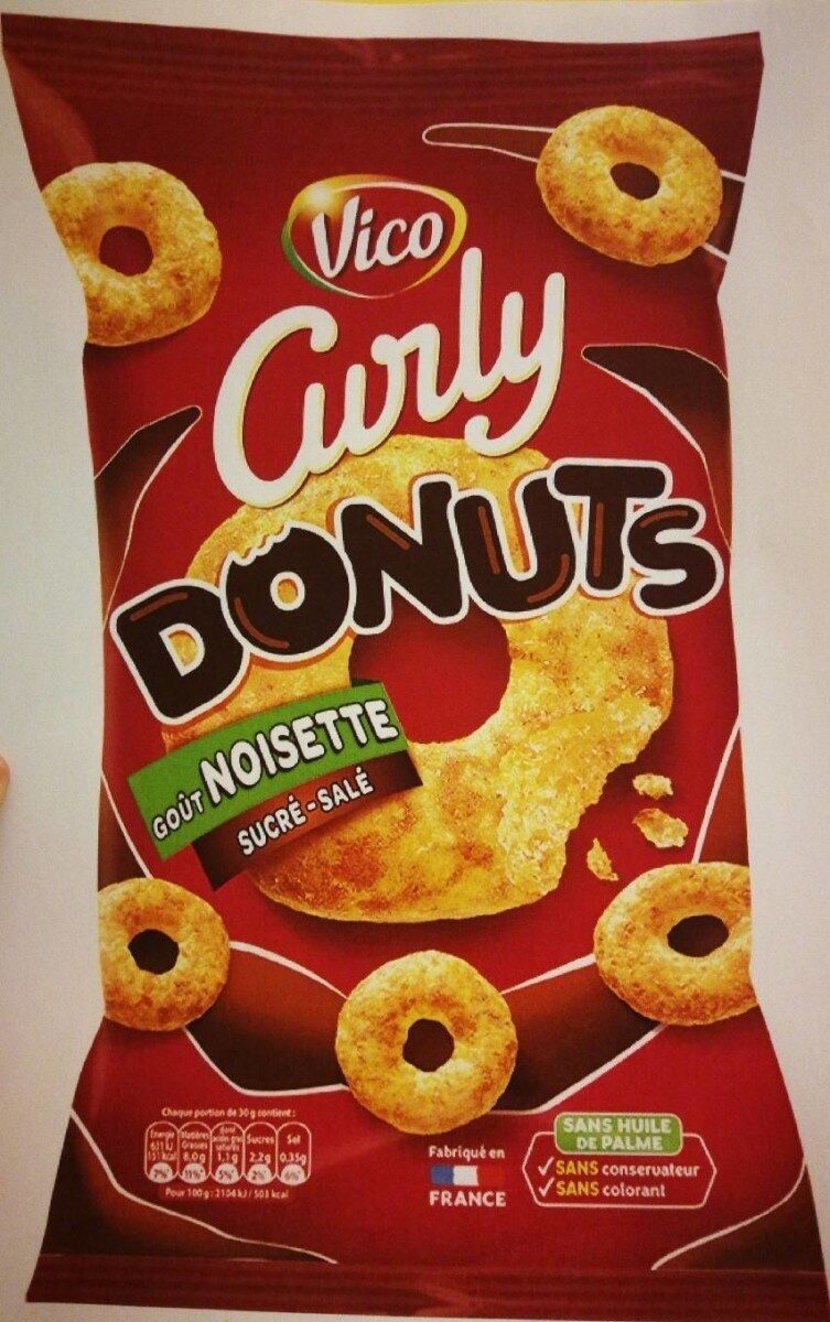 Curly Donuts Noisette 100 g - Produit