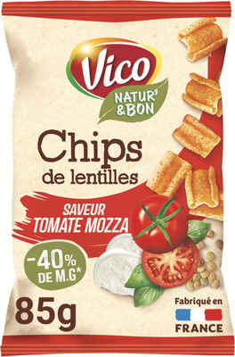 Chips de lentilles saveur tomate mozza - Produit