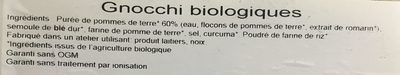 Gnocchi - Ingrediënten - fr
