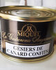 Gesiers de canard Miquel Confit 1/2 - Produit
