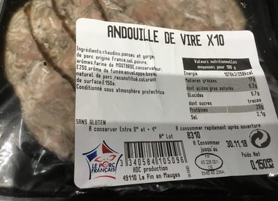 Andouille de vire X10 - Producto - fr