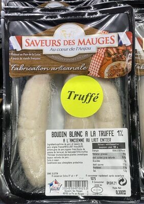 Boudin blanc à la truffe - Producto - fr