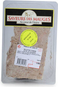 Rillettes d'Anjou au sel de Gérande SAVEURS DES MAUGES - Produit