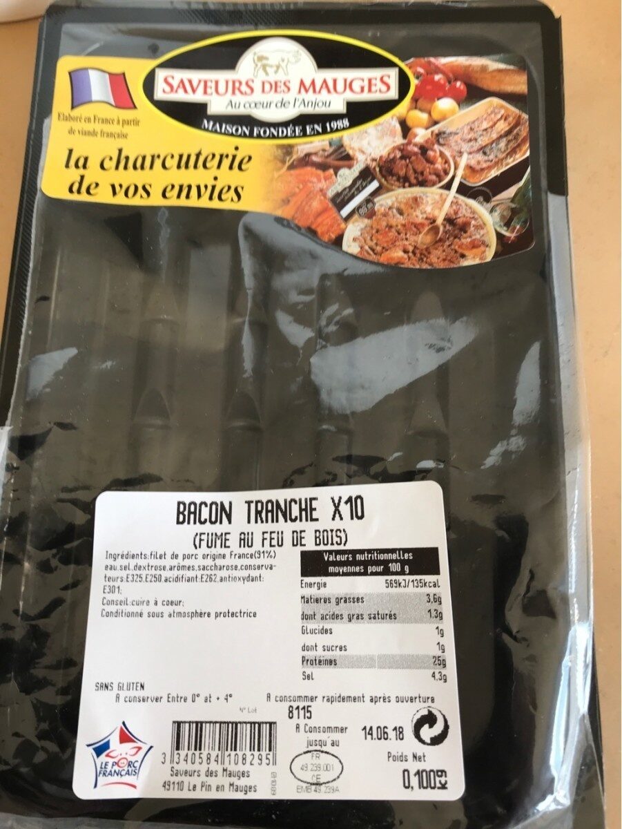 Bacon tranche - Producto - fr