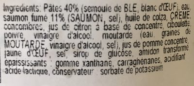 Torti saumon - Ingredients - fr