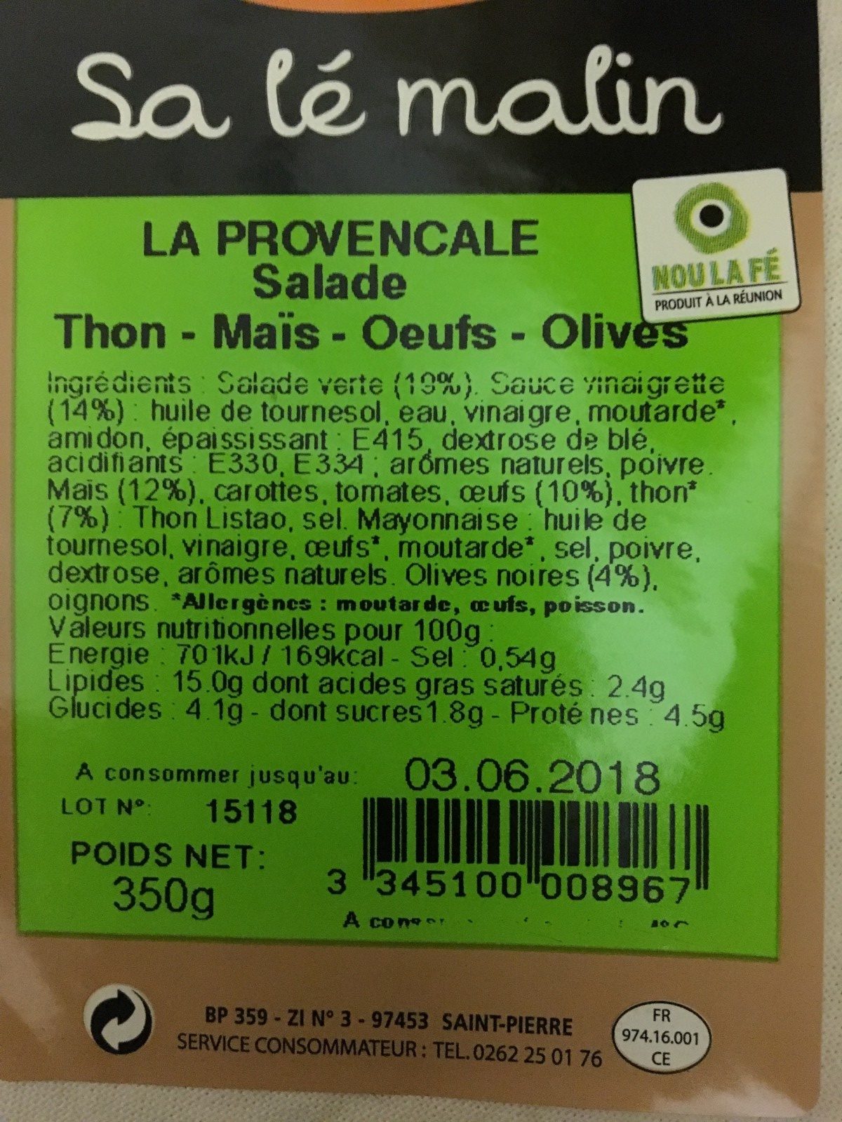La Provençale - Produit