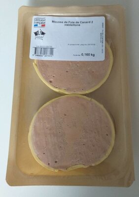 Mousse de foie de canard 2 médaillons - Produkt - fr