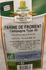Farine Froment Bio T80 - Product