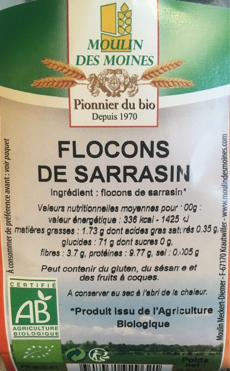 Flocons de Sarrasin - Product - fr