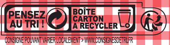 6 œufs Val d'Or Label Rouge - Recycling instructions and/or packaging information - fr