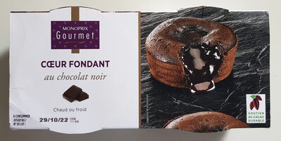 Coeur fondant au chocolat noir - Product - fr