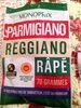 Parmigiano Reggiano AOP râpé (28% MG) - 70 g - Monoprix - Producto