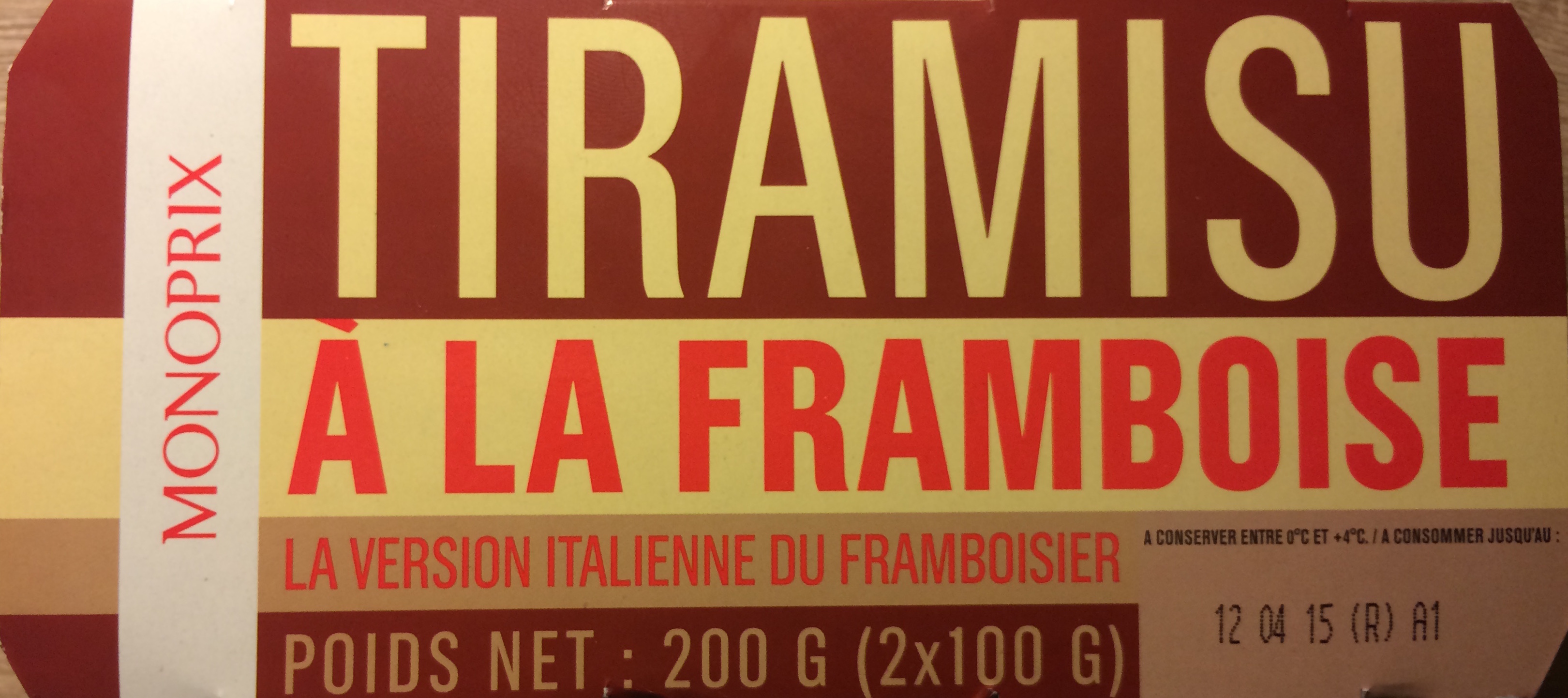 Tiramisu à la framboise - Product - fr