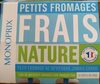 Petits fromages frais nature - Product